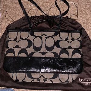 Coach black Tote